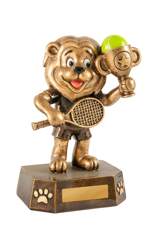 Tennis Lion Trophy 123mm