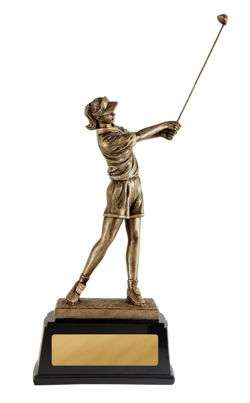 Female Golfer Trophy 226mm